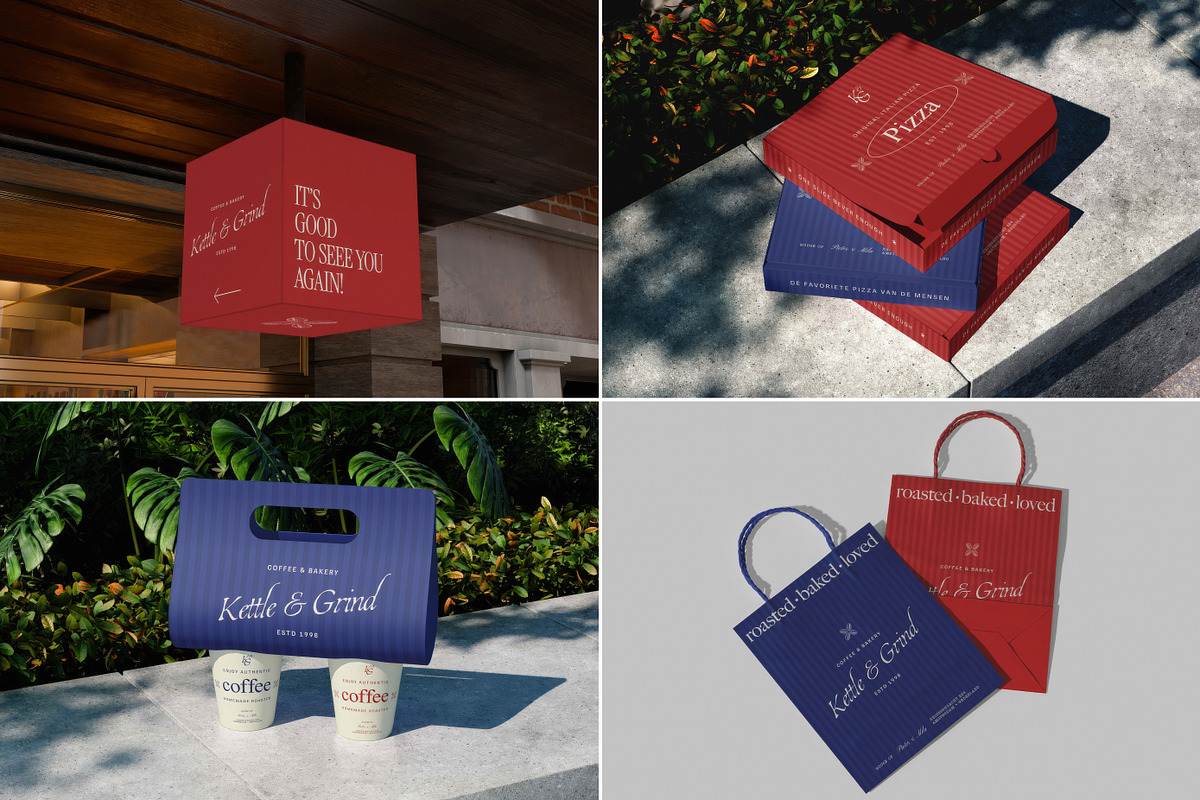 Coffee Shop, Bakery, Pizza Mockups, a Mockup by Vitora Mockup (Photo 6 of 15)