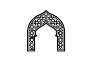 Islamic Arch Window Vector Bundle, an Illustration by yasushie (Thumbnail 5 of 51)