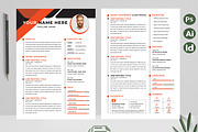 Simple CV Template, a Resume Template by Attractive Resume (Thumbnail 2 of 3)