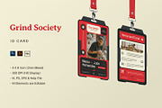 Grind Society Skateboard - ID Card, a Print Template by StreaksideStd (Thumbnail 1 of 3)