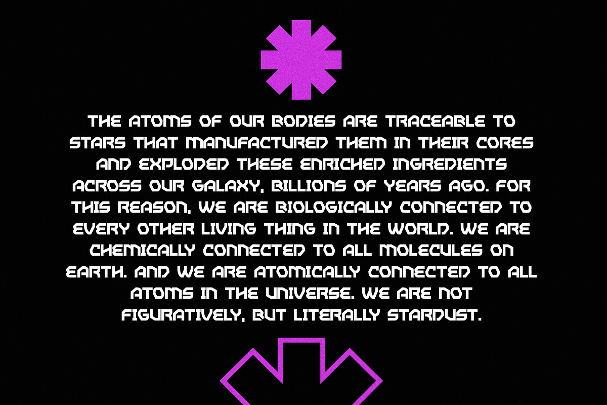 Galaxy Freedom - Futuristic Fonts, a Script Font by HIRO.std (Photo 8 of 10)