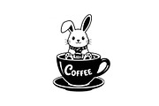 Cute Bunny Coffee Cup Vector Bundle, an Illustration by Designs_River (Thumbnail 14 of 49)