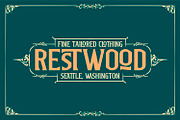 Cloresta, a Symbol Font by Vintage Division (Thumbnail 5 of 15)