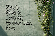 Jumping Jots - Playful Reverse-Contr, a Handwritten Font by Xelo Graph (Thumbnail 3 of 6)