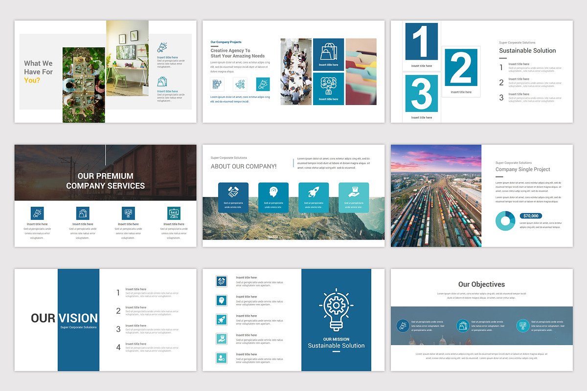 Best Startup Keynote Template, a Presentation Template by SlideOne (Photo 5 of 12)
