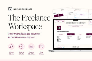 Freelance Business Notion Template, an App Template by MargauxQuercy