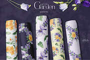 Watercolor Flowers Set Purple Garden, a Decorative Illustration by ViktoriyaD (Thumbnail 11 of 14)