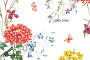 Wild floral Seamless Pattern Design, a Pattern Graphic by VOVU Studio (Thumbnail 6 of 12)