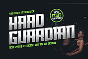 Hard Guardian Bundle, a Sans Serif Font by QR Design Studio (Thumbnail 1 of 12)