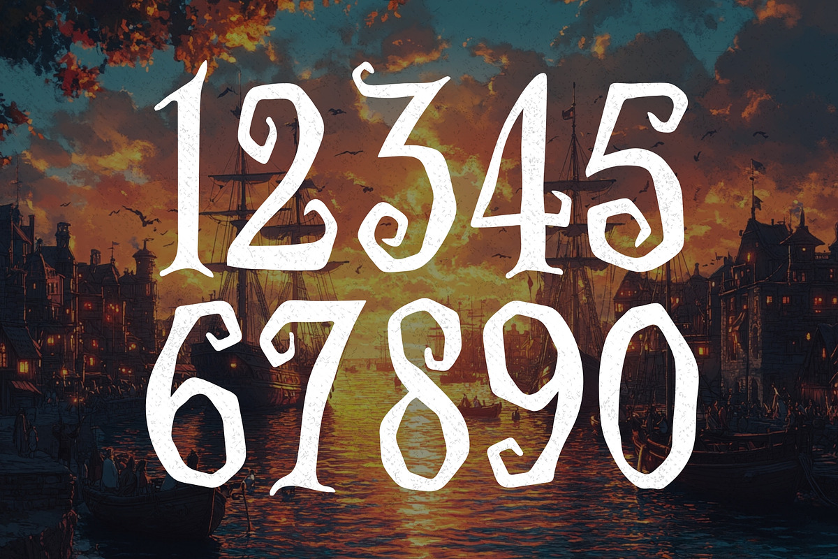 Arkana - Fantasy Typeface, a Blackletter Font by HipFonts (Photo 8 of 8)