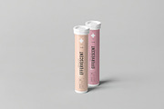 Effervescent Tablets Tube Mock-up, a Packaging Mockup by zippypixelstudio (Thumbnail 10 of 11)