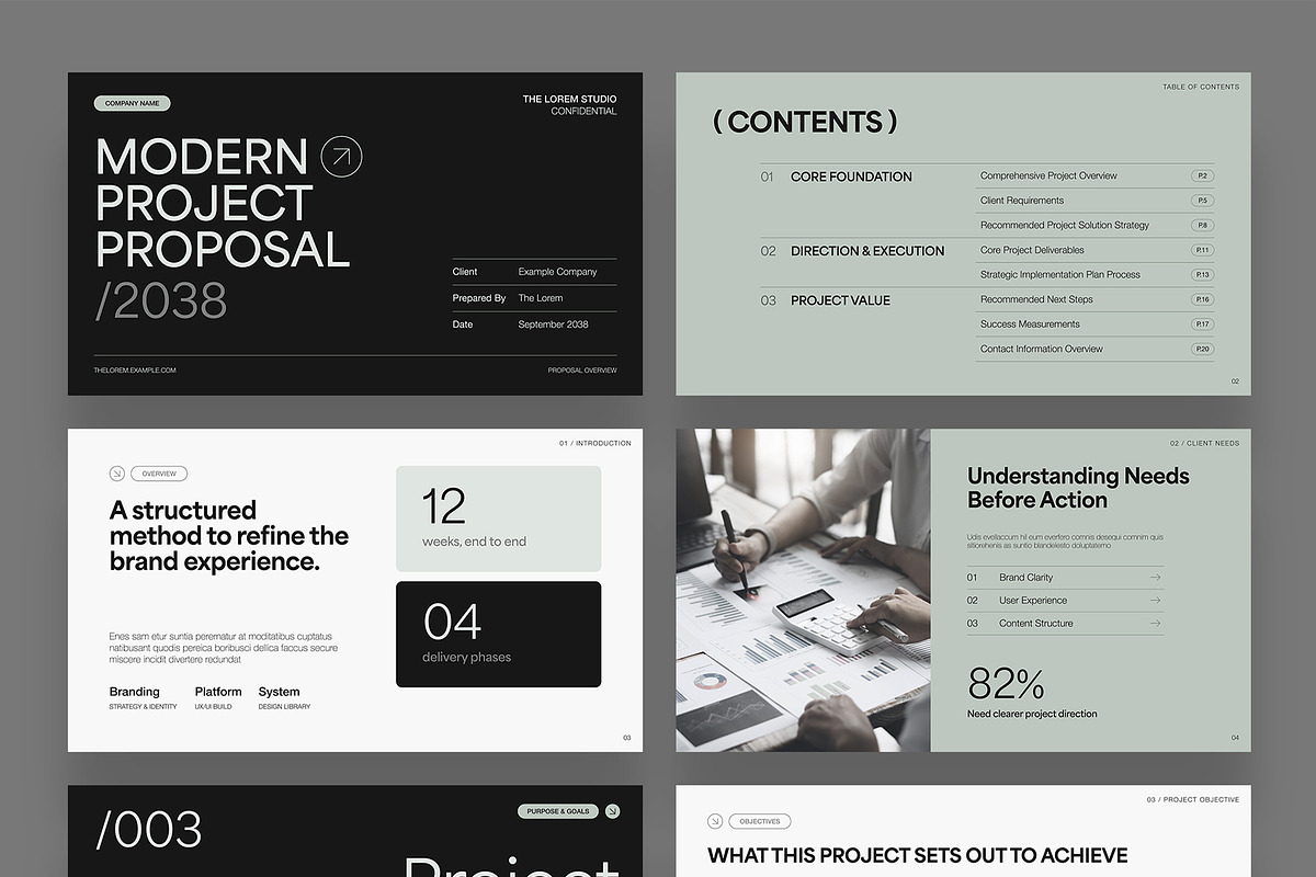 Minimal Presentation Template, a Presentation Template by BrandPacks (Photo 7 of 7)
