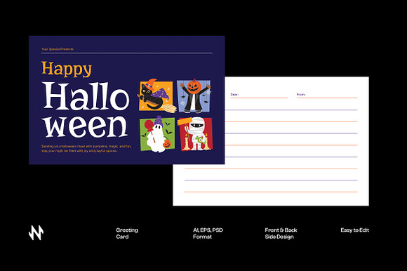 Halloween Party Greeting Card preview 6