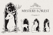 Mystery Forest - Chapter 2 - Vector, an Animal Illustration by Croisy (Thumbnail 1 of 8)