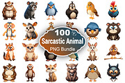 Sarcastic Animal Png, an Animal Illustration by Forhadx5 (Thumbnail 1 of 9)