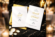 Elegant Save Date Canva bd004, an Invitation Template by TyphoonStudio (Thumbnail 1 of 9)