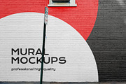 Street mural mockup bundle outdoor, an Advertising Mockup by FoundImages (Thumbnail 17 of 42)