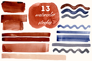Nursery watercolor clipart, an Animal Illustration by Artcard Watercolor (Thumbnail 13 of 25)