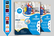 10 Cleaning Service Flyers Bundle, a Flyer Template by Imagine Design Studio (Thumbnail 3 of 12)