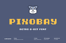 Pixobay - High-Impact Pixel Typeface