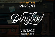 Dingbod - Sript and Sans, a Script Font by Inspiratype (Thumbnail 1 of 14)