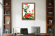 Red Floral Decor - Hibiscus Wall Art, a Nature Photo by VietArtworks (Thumbnail 2 of 6)