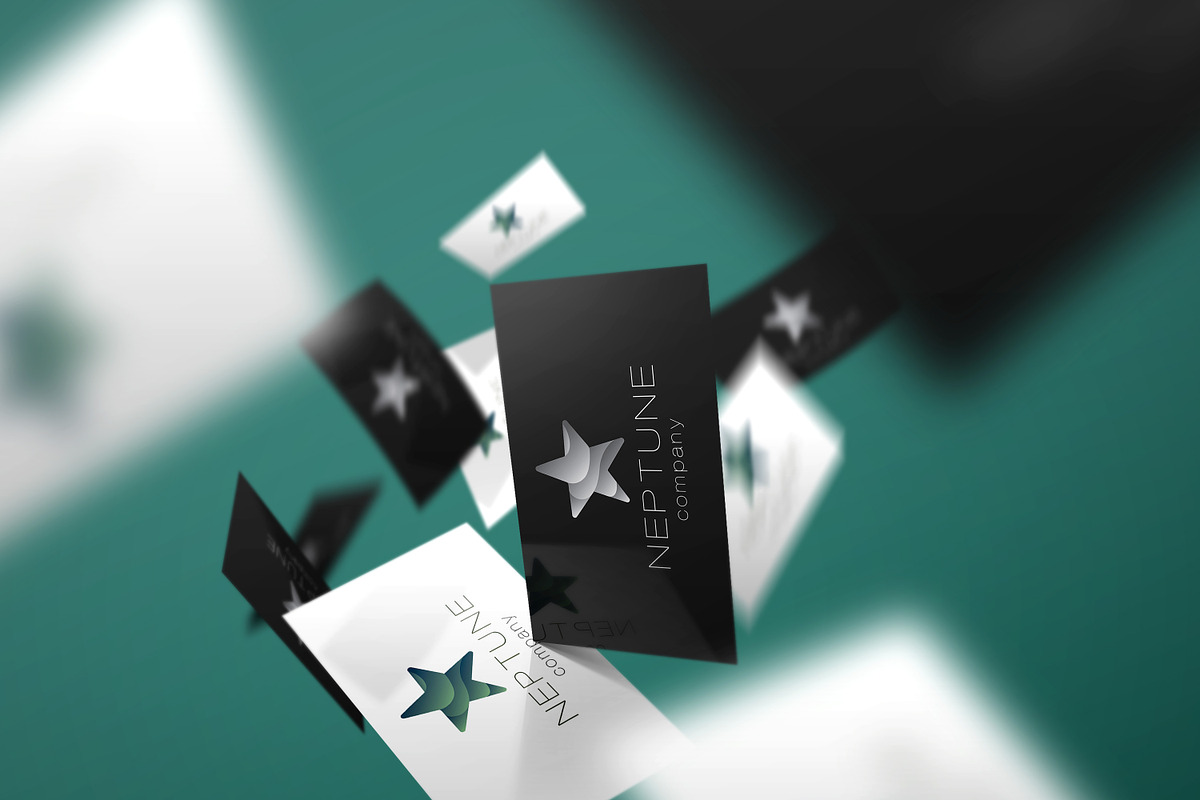 Star with gradient waves - Logo temp, a Branding & Logo Template by MaryHat Shop (Photo 5 of 6)