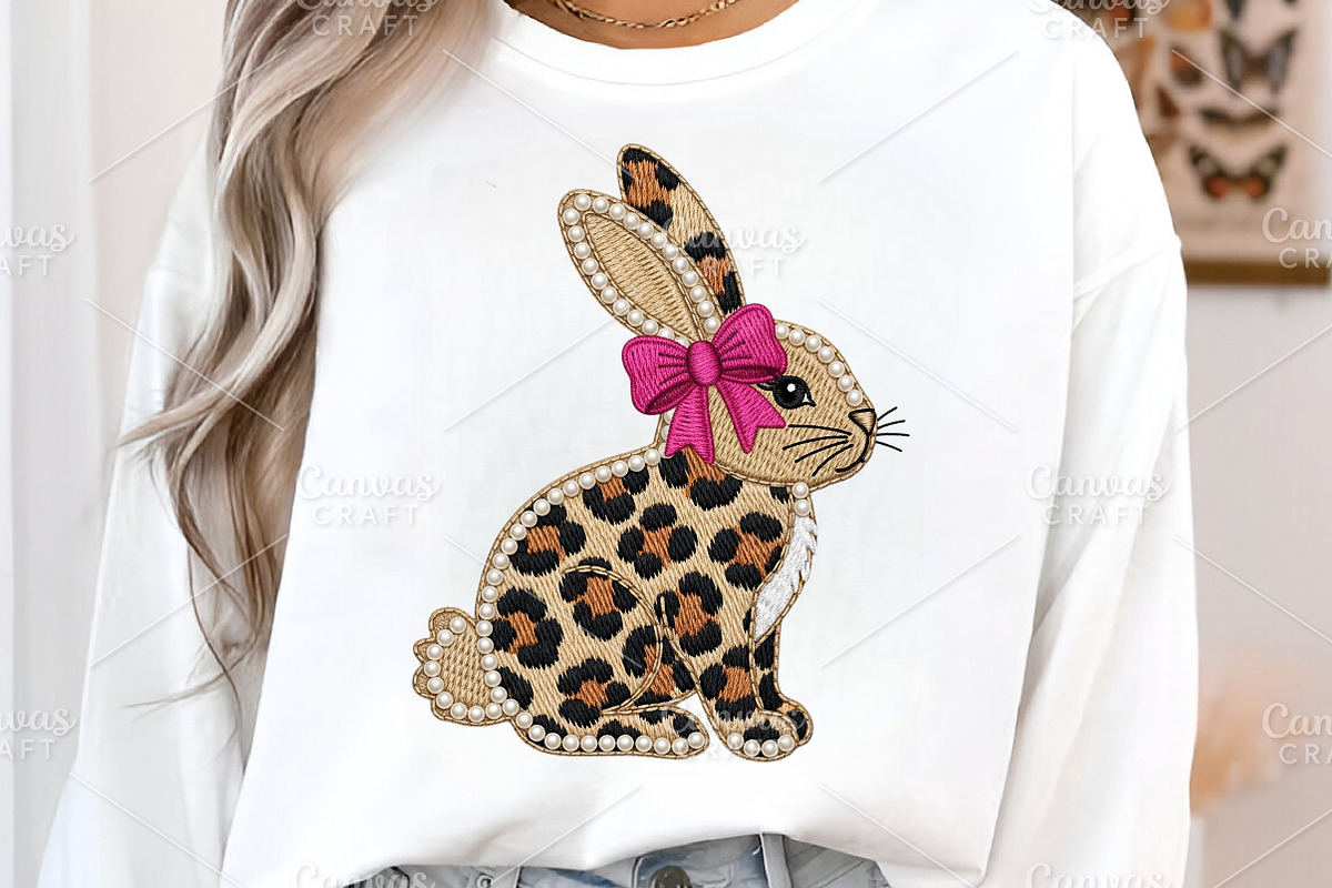 Faux Yarn Easter Bunny PNG, an Illustration by Canvas Craft (Photo 6 of 6)