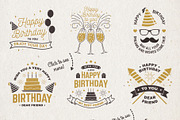 Happy Birthday Collection, a Card Template by sivVector (Thumbnail 4 of 5)