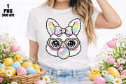 Easter Rabbit with Bubblegum PNG, an Illustration by Daily.Designs (Thumbnail 3 of 5)
