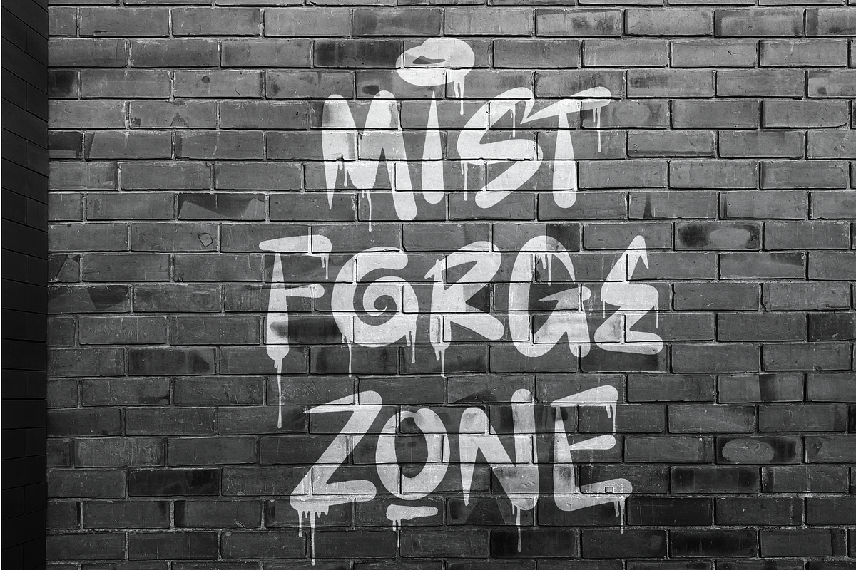 Forge Zone | Graffiti Font, a Handwritten Font by Denustudios (Photo 9 of 12)
