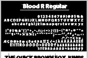 Blood R regular & Italic, a Font by Emdaduljs (Thumbnail 2 of 3)