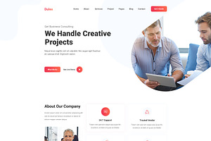 Dulex - Multipurpose Website PSD