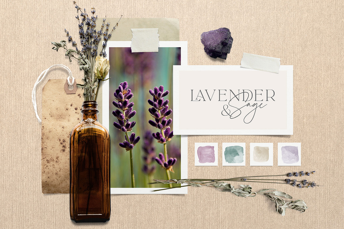 Botanical Moodboard Scene Creator, an Advertising Mockup by Eclectic Anthology (Photo 9 of 14)