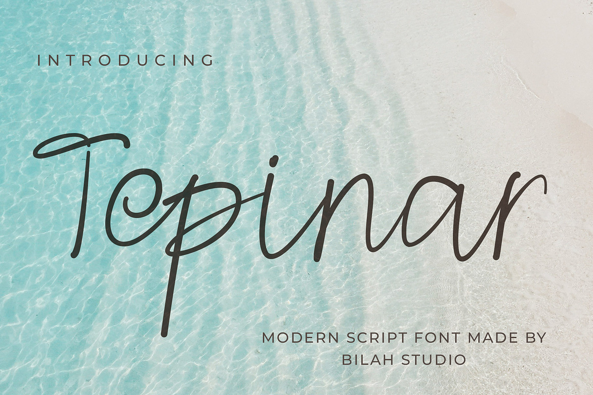 Tepinar Script Font, a Script Font by Bilahstudio (Photo 1 of 12)