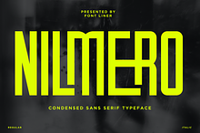 Nilmero - Modern Condensed Font