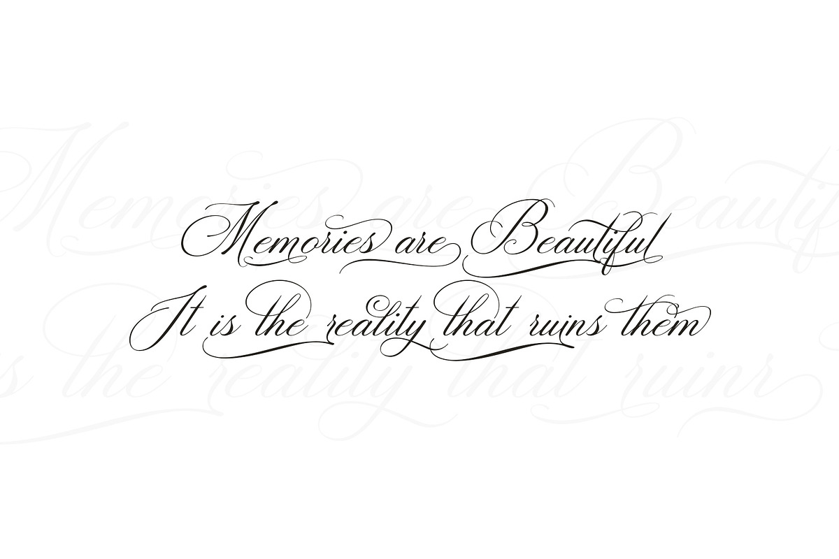 Martha Ruth Script, a Script Font by Realtype (Photo 6 of 9)