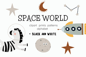 Space World. Collection For Kids