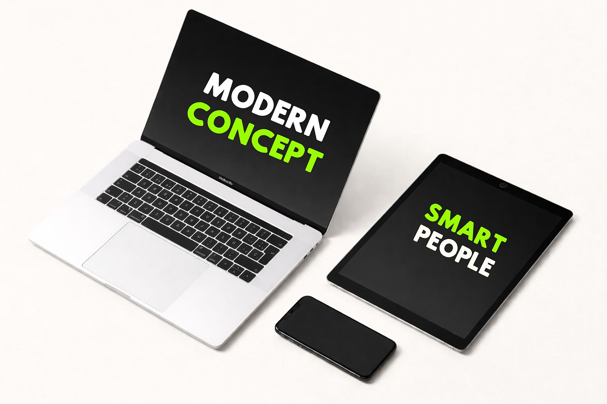 Bold Fat Modern Font, a Sans Serif Font by Fourteen Letter (Photo 5 of 5)