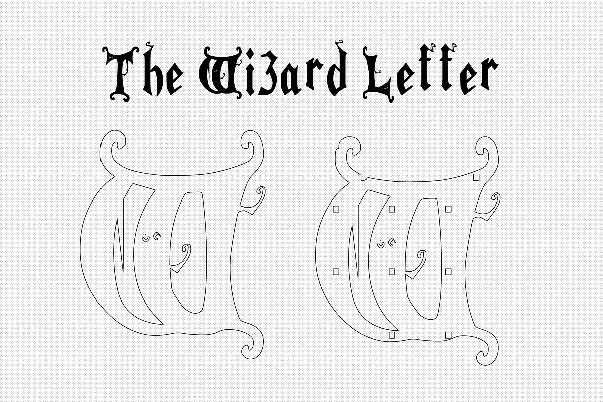 Wizard Letter Gothic, a Blackletter Font by cromatixclassroom (Photo 5 of 6)