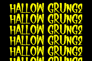 HALLOW GRUNGE CAPS, a Blackletter Font by Beau Hopps Design (Thumbnail 1 of 3)