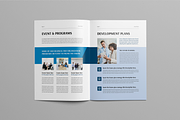 Annual Report | Canva, MS Word, Indd, a Brochure Template by Leaflove (Thumbnail 8 of 10)