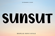 Sunsut, a Script Font by InermediaSTUDIO (Thumbnail 1 of 8)