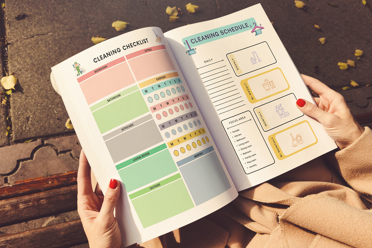 ADHD Cleaning Planner, a Stationery Template by Designmela01 (Photo 8 of 8)