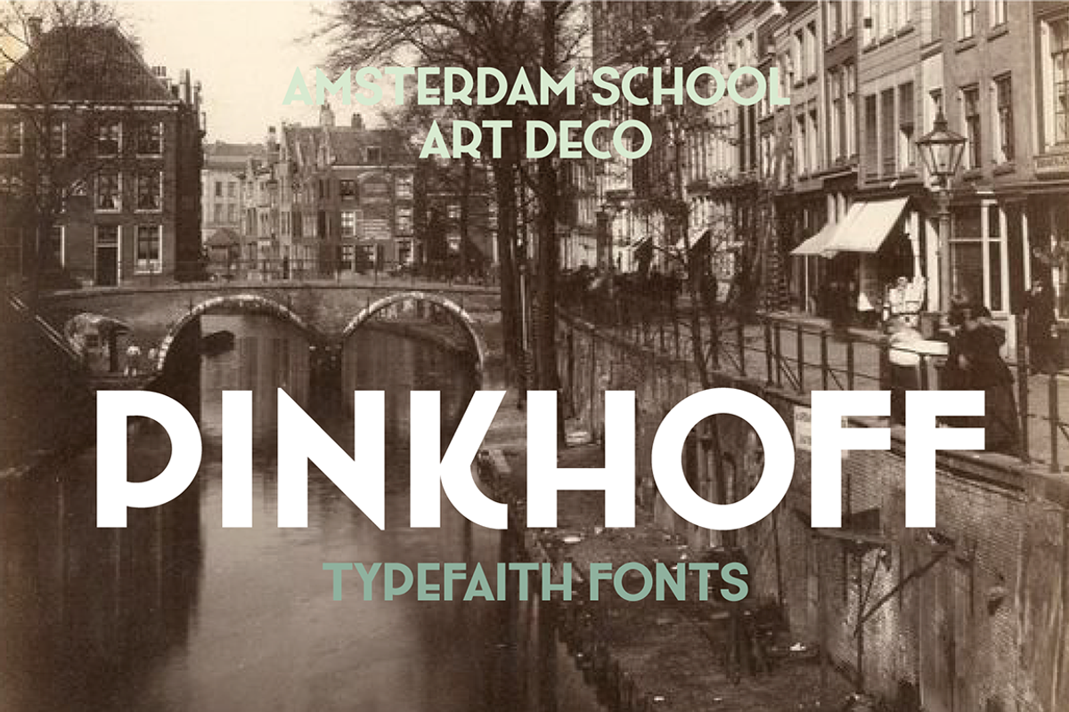 Pinkhoff Caps - Art Deco Font, a Blackletter Font by TypeFaith Fonts (Photo 1 of 10)
