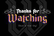 Ravenholm family, a Blackletter Font by NREY (Thumbnail 7 of 7)