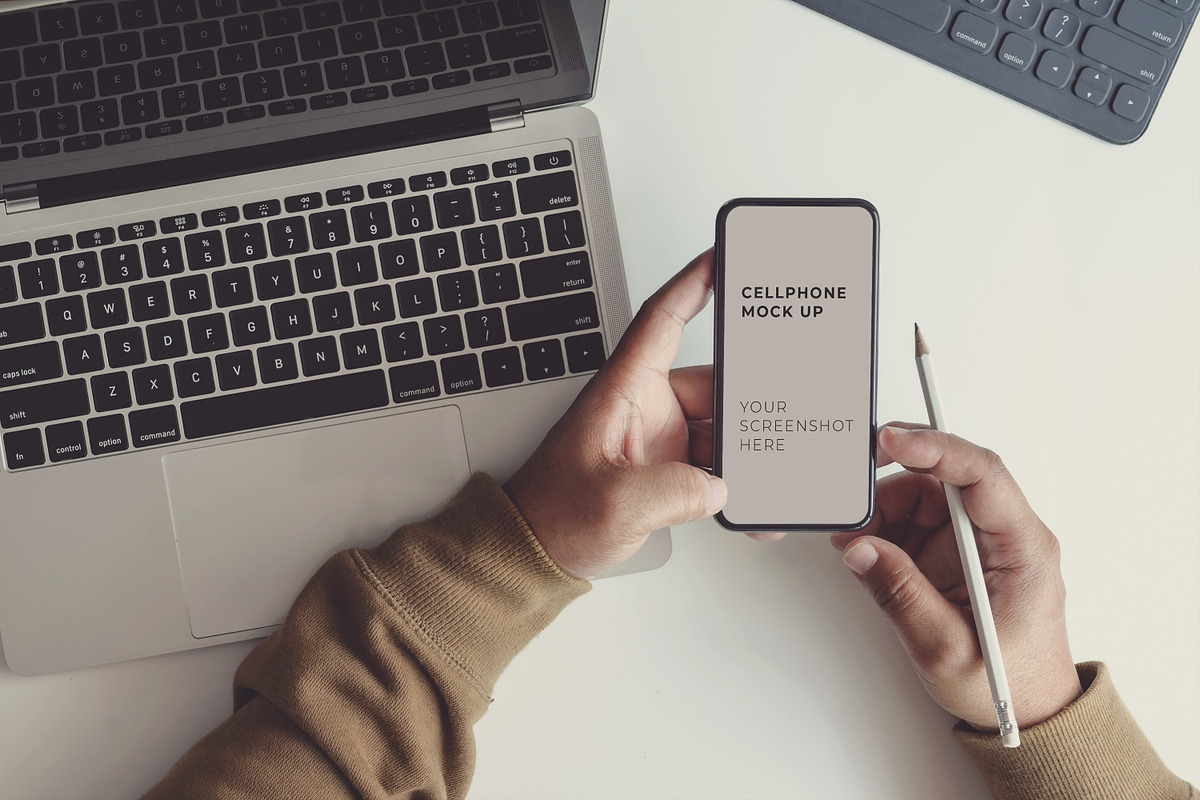 12 Smartphone Mockup #1, an Android Mockup by Walentin (Photo 7 of 13)