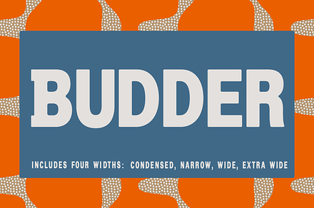 Budder - Variable Typeface Family