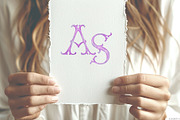 Monogram letters for wedding crest, a Decorative Illustration by GrafikBoutique (Thumbnail 3 of 3)