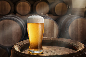 Glass of beer on top, a Food & Drink Photo by Volff